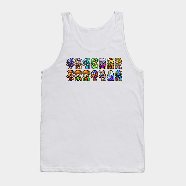 FF4 Party Members Tank Top by SpriteGuy95